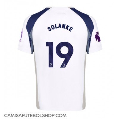 Camisa de time de futebol Tottenham Hotspur Dominic Solanke #19 Replicas 1º Equipamento 2025-26 Manga Curta Camisa de time de futebol Tottenham Hotspur Dominic Solanke #19 Replicas 1º Equipamento 2025-26 Manga Curta